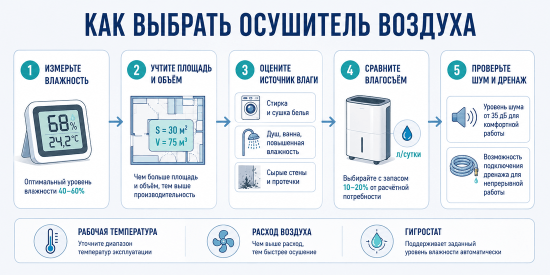 Как выбрать осушитель воздуха